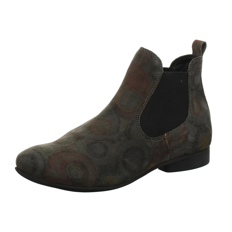 Think! Women's Guad_3-000414 Sustainable Leather Lined Chelsea Boots Grey Size: 4 UK