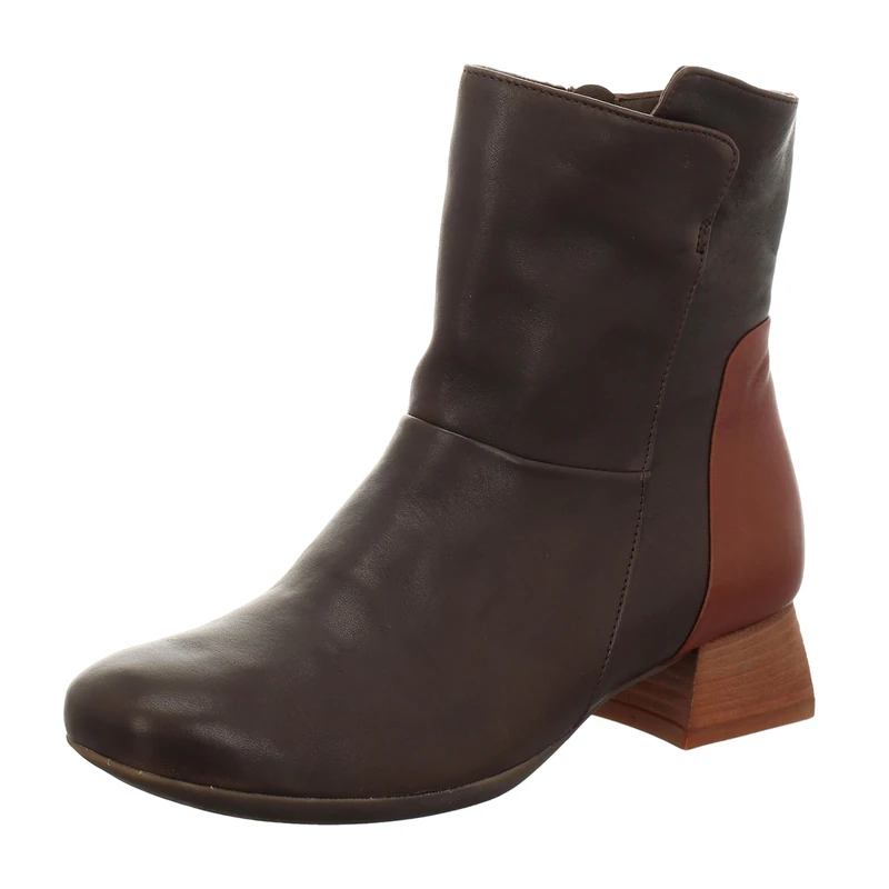 Think! Women's Delicia 3-000466 Leather Ankle Boots - Espresso - Image 1