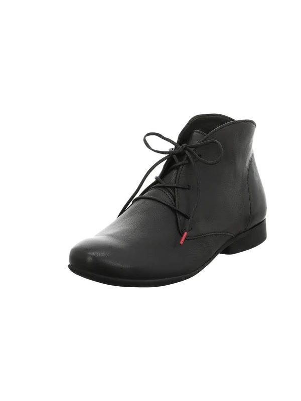 Think! Women's Guad Chrome-Free Tanned Leather Lined Ankle Boots, 0000 Black, 36.5 EU
