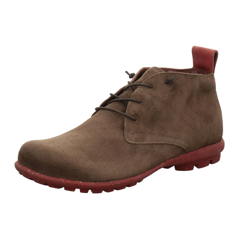 THINK! Men's Kong_3-000144 nachhaltige, Leder gefütterte Ankle Boot, 3010 Wolf/Kombi, 10 UK