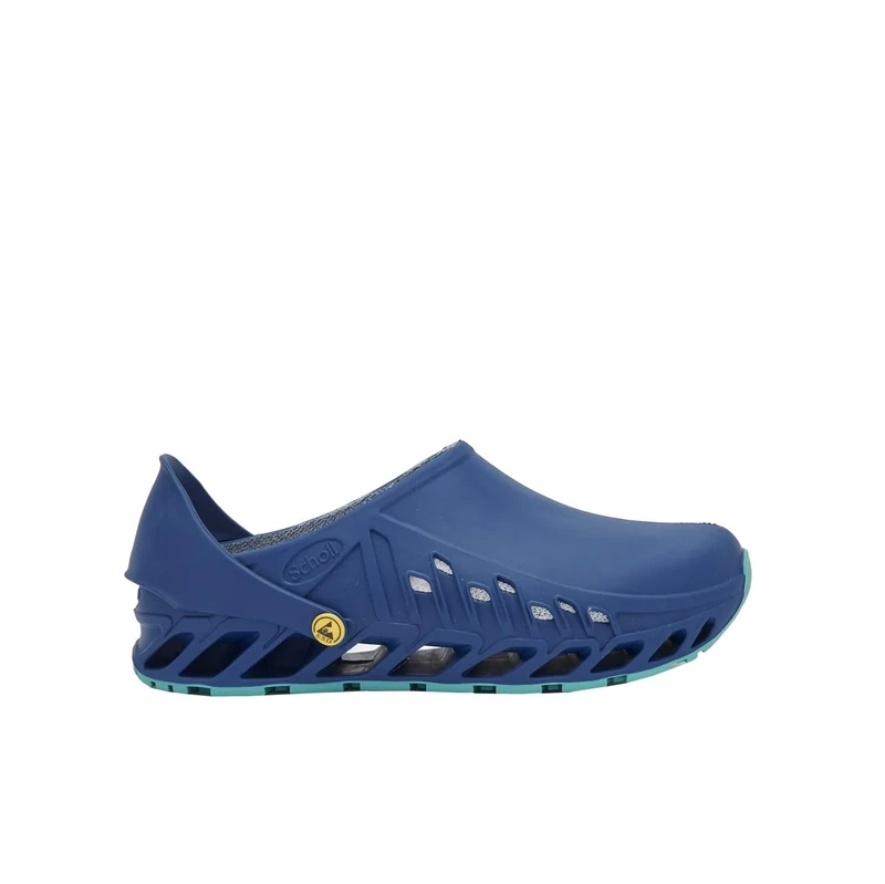 Scholl Evoflex - Professional Sanitary Clogs for Men or Women, Ultra Light and Comfortable, with Adjustable Strap, Non-Slip Sole, Removable Memory Insole with Antibacterial Lining