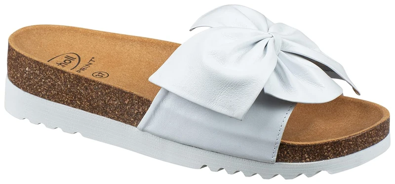 Scholl Women's Bowy 2.0 Sandal, White, 7 UK
