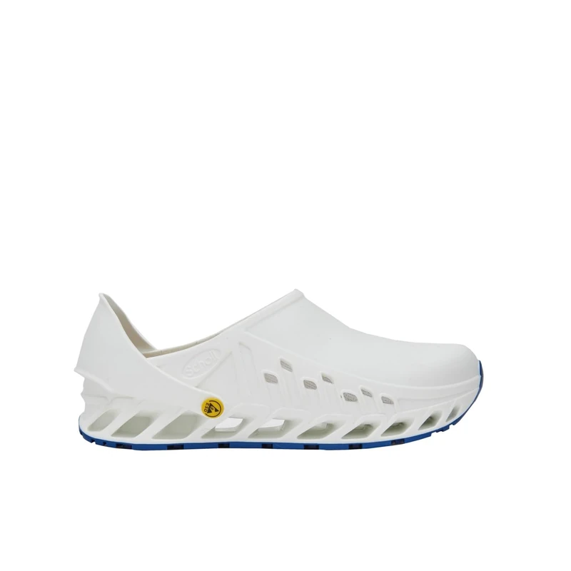 Scholl Evoflex - Professional Sanitary Clogs for Men or Women, Ultra Light and Comfortable, with Adjustable Strap, Non-Slip Sole, Removable Memory Insole with Antibacterial Lining Bianco - Image 1