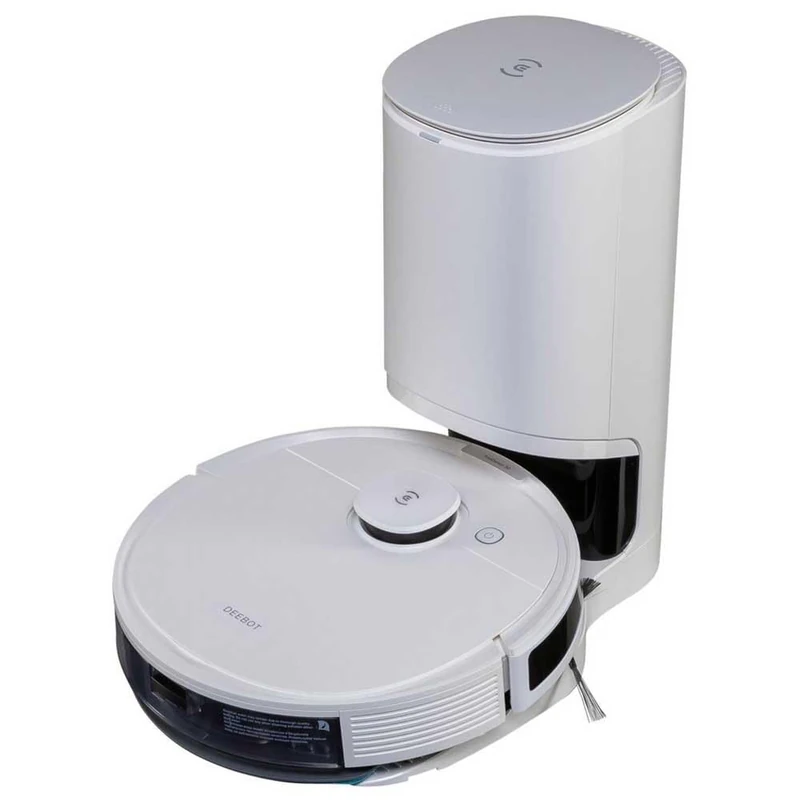 ECOVACS N8 PRO+ Robot Vacuum Cleaner with Automatic Suction Station, Scan Function, 3D Obstacle Detection, dToF Laser Navigation: App, Alexa, Google Home