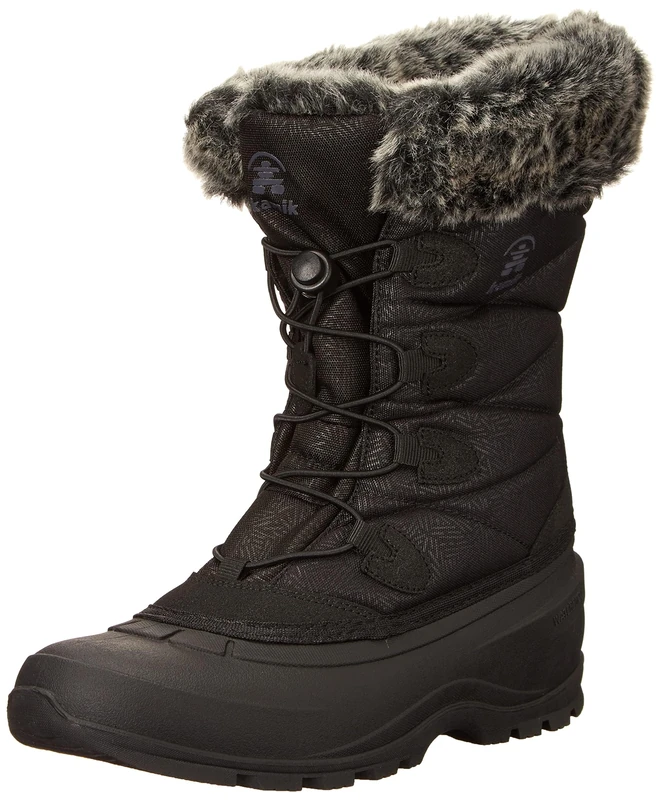 Kamik Women's Momentum 3 Snow Boot, Black, 6 UK