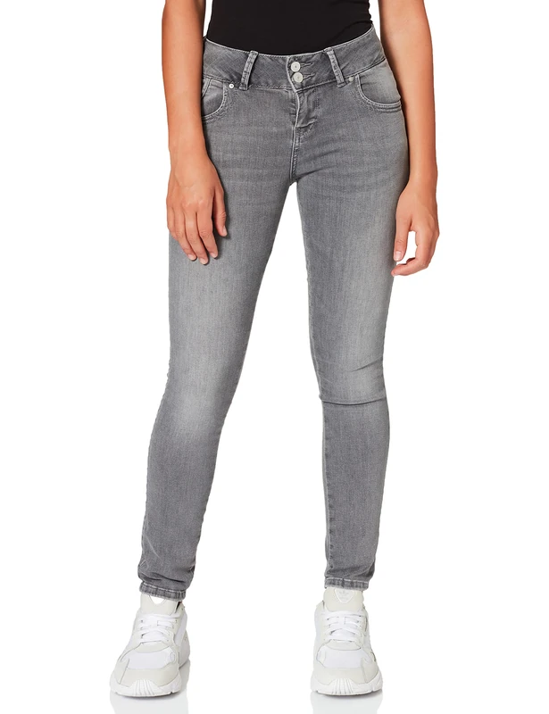 LTB Women's Jeans Molly M Super Slim Fit - Blue - Juana Wash W24-W34 Stretch, Nina Wash 53393, 27W x 36L - Image 1