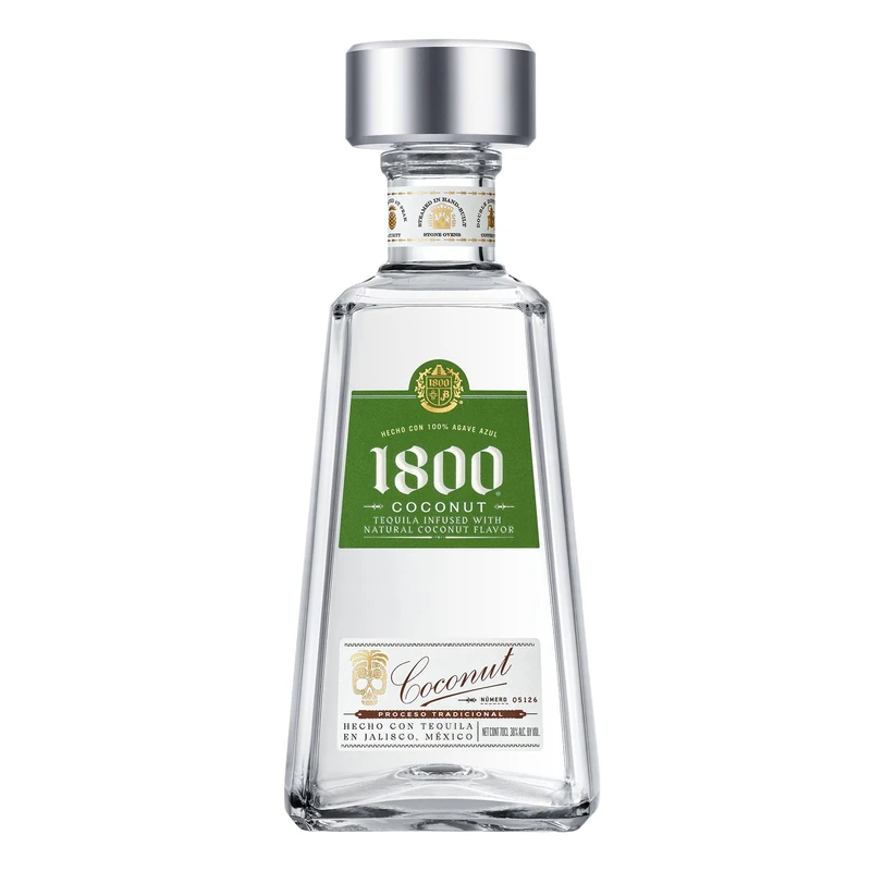 1800 Tequila Coconut Flavoured Silver 100% Agave 70 cl