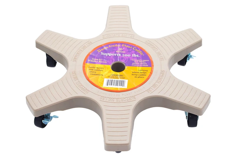 Bosmere Down Under Plant Caddie S20450 Down Under Caddie Light Gray, 20"