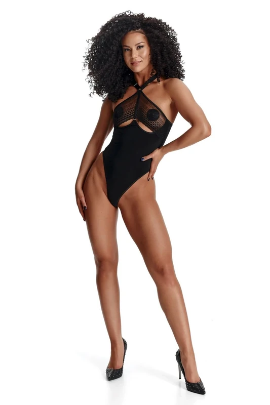 Demoniq Women's Black Bodysuit - Black - XXL