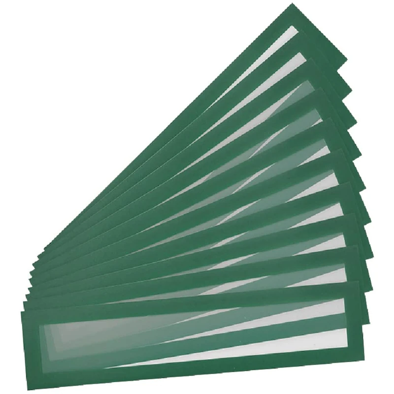 Tarifold ES 195215 – Pack of 10 Magnetic Frames Holder A4/A3 – (55 H x 297 mm) Magneto PRO for Magnetic Whiteboards, Green