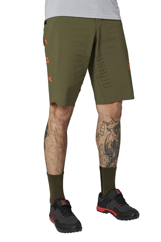 Fox Racing Men's Flexair Lite Short Casual, Olive Green, 36