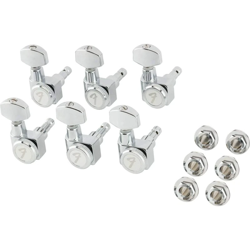 Fender Locking Machine Heads for Stratocaster/Telecaster® Tuners with Short Shaft, Chrome