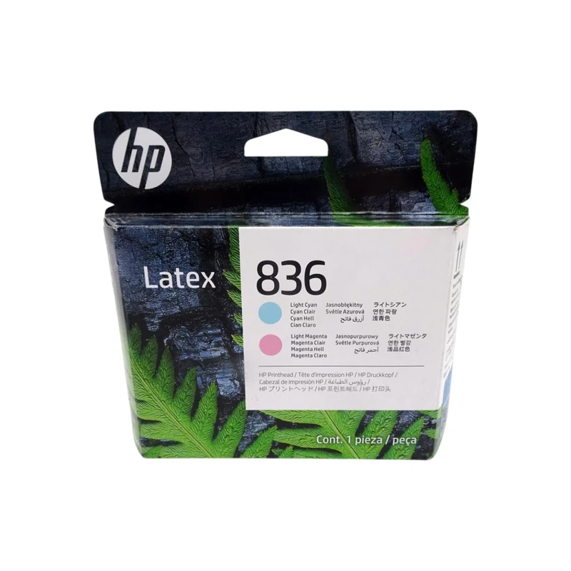 HP - 836 Lt Cyan/Lt Mag Latex Printhead - 6241864