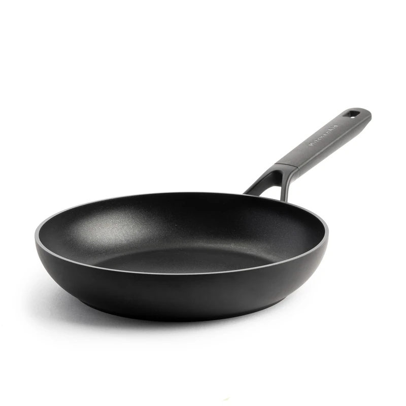 KitchenAid Classic Forged Hard Anodized PFAS-Free Healthy Ceramic Non-Stick, 24 cm Frying Pan, Induction, Oven Safe, Black