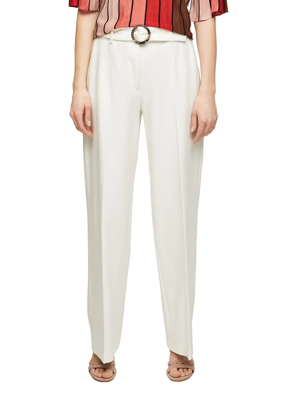 s.Oliver BLACK LABEL Women's 150.10.104.18.180.2062754 Trouser, 0115, 42W (Short)