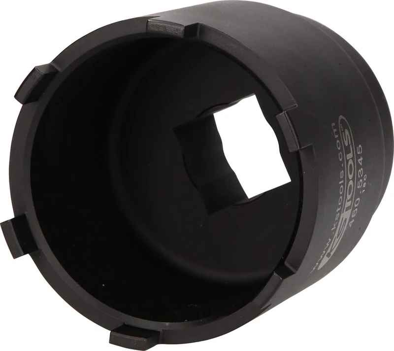 KS Tools 460.5345 1 Inch Slotted Nut Wrench with 6 Pins for Mercedes and Man, Diameter 77/84 mm