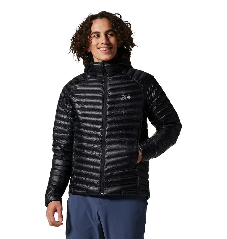 Mountain Hardwear Men's Ghost Whisperer/2 Hoody Down Jacket, Black, XL
