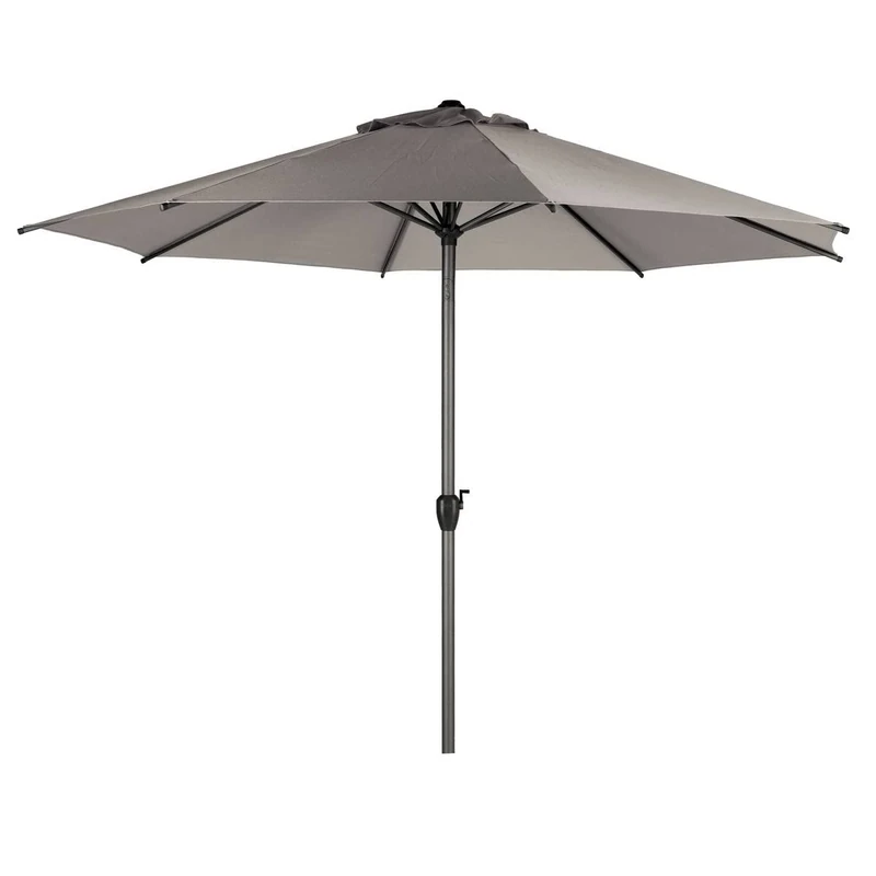 Hespéride Loompa Straight Rectangular Parasol Slate 3x2m Aluminium, Taupe, 288 cm x 238 cm, Fashion