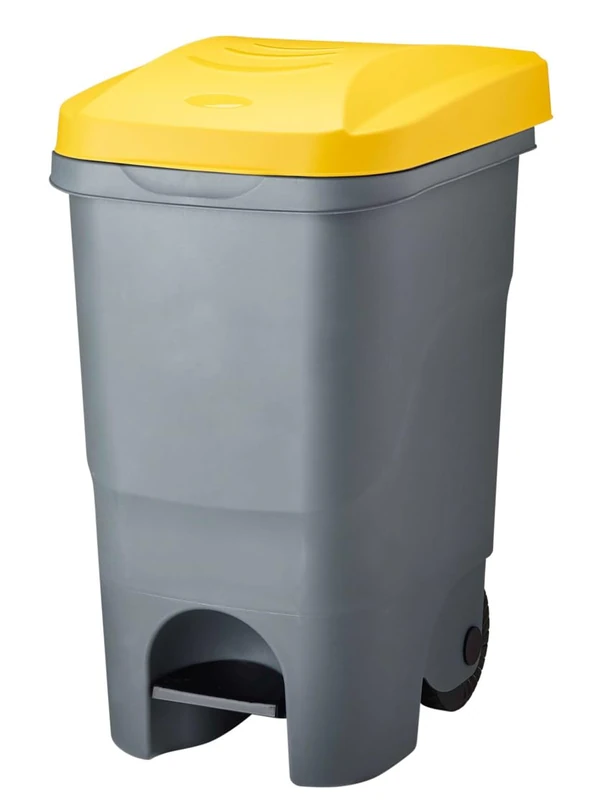ROSSIGNOL - Rolling Mobile Pedal Bin - 60 L - Made in France