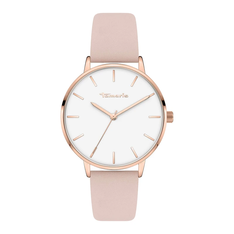 Tamaris Women Analog Quartz Watch with Leather Strap TT-0006-LQ