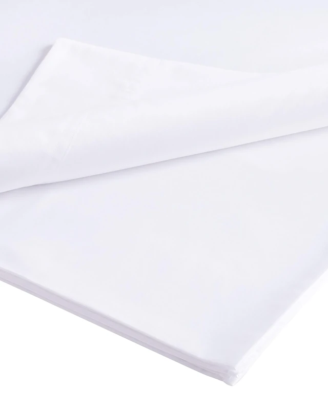 Bianca Luxury 800 Thread Count Cotton Sateen Double Flat Sheet White