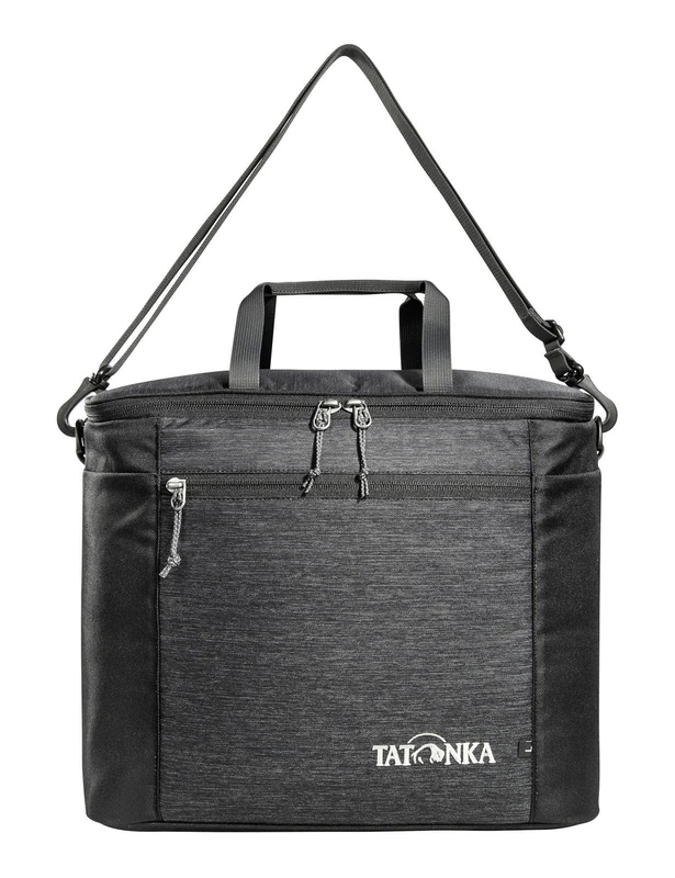 Tatonka Cooler Bag L (25 L) - Insulated Bag with Inner Compartment for Ice Packs, Handles and Removable Shoulder Strap - 37 x 27 x 30 cm (Off Black)
