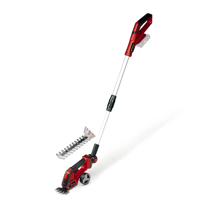 Einhell Power X-Change 18V Cordless Electric Shears With Telescopic Handle - Easy Change 2 Blade System For Cutting Grass, Brushes And Shrubs - GE-CG 18/100 Li T Solo (Battery Not Included)