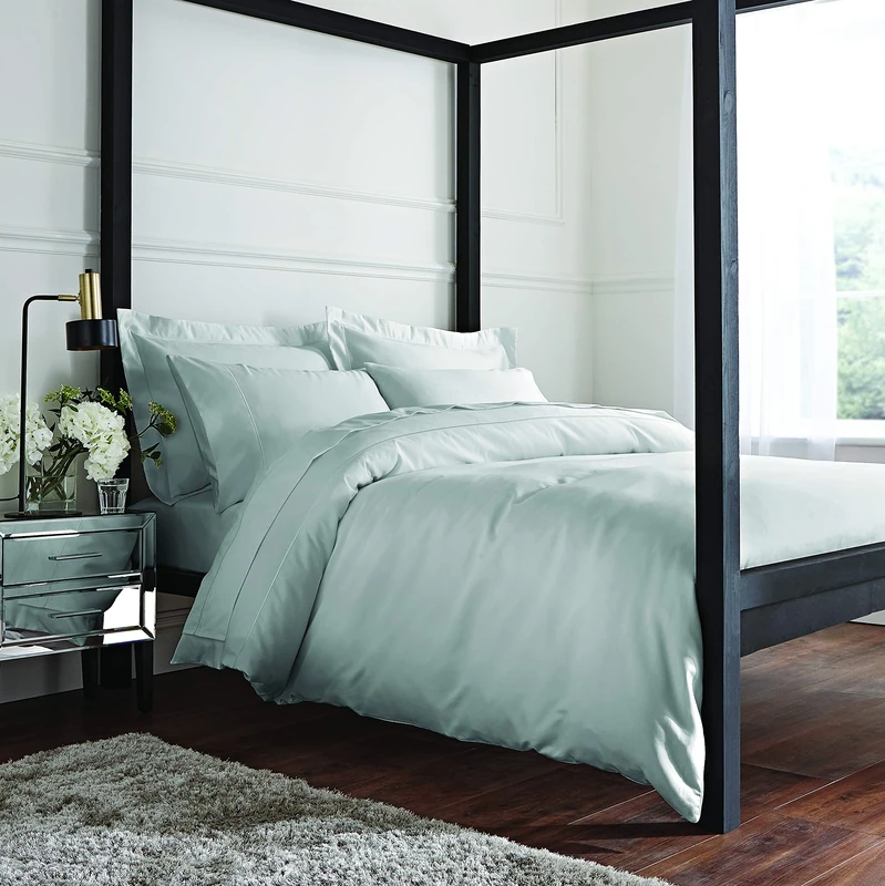 Bianca Luxury 800 Thread Count Cotton Sateen Emperor Duvet Set Silver