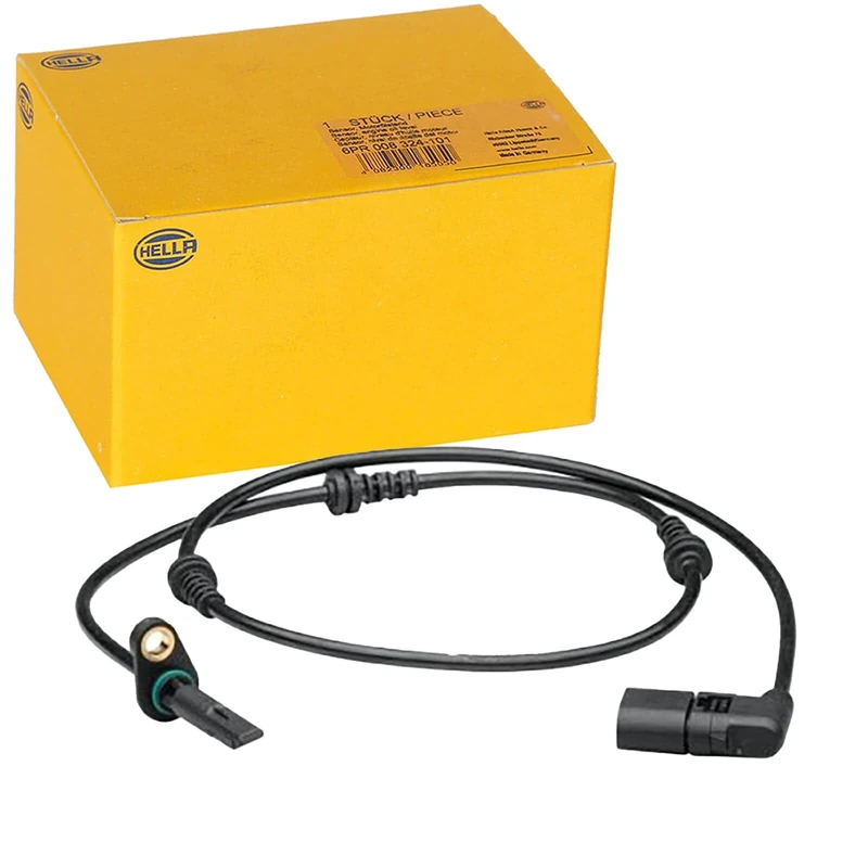 HELLA 6PU 012 679-431 Sensor, wheel speed - 4-pin connector - Front - Total Length: 1049mm