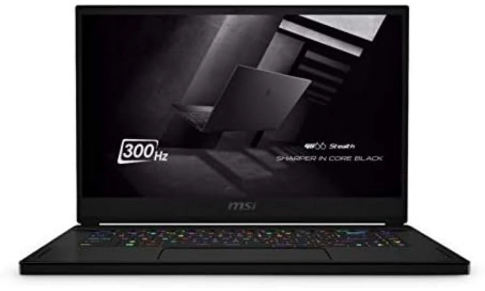 MSI GS66 Stealth 10UH-023UK FHD 300 Hz 15.6 Inch Gaming Laptop (Intel i7-10870H, NVIDIA GeForce RTX 3080 8GB, 2TB NVMe Gen3*4 PCIe SSD, 32 GBRAM, Killer Wi-Fi 6), Core-Black