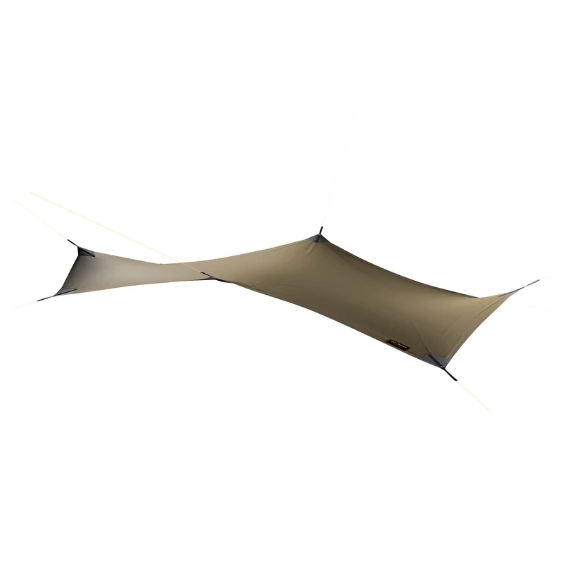 Tatonka Tarp Wing 2 LT - Ultra-light, highly tear-resistant tarp made of silicone-coated polyamide - with eyelets and webbing loops - includes guy ropes and packing bag - dimensions: 315 x 215 cm