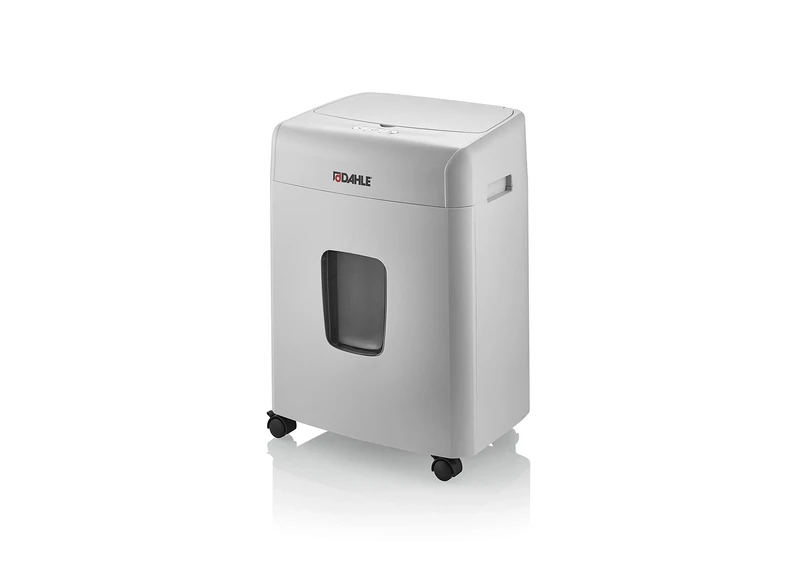 Dahle ShredMATIC 90 Auto-Feed Paper Shredder (90 Sheets, Oil-Free, Jam Protection, Cross-Cut, for Home and Office) Grey,50.6 x 36.7 x 26.3cm