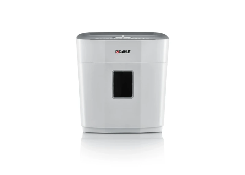Dahle PaperSAFE 120 Paper Shredder (8 Sheets, Oil-Free, Jam Protection, Cross-Cut, for Home-Office) Grey,36.6 x 34.7 x 21.7cm