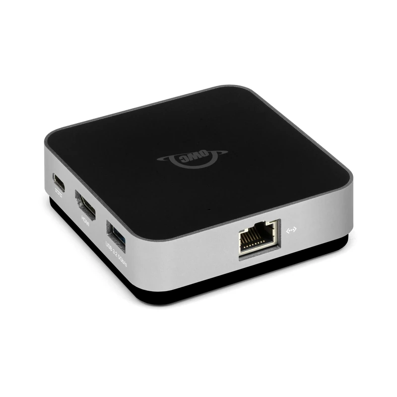 OWC - USB-C Travel Dock E - 6-Port Travel Dock (USB-C 100W, 2x USB 3.2, HDMI, SD Reader, Ethernet) Space Grey