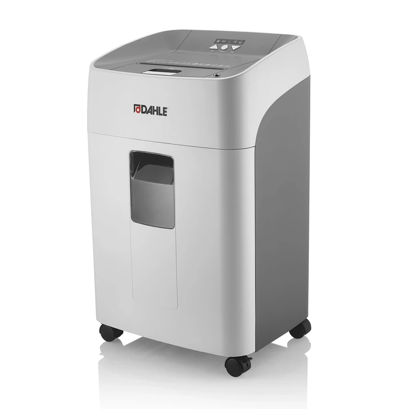 Dahle ShredMATIC 300 Auto-Feed Paper Shredder 300-Sheet Cross-Cut Silent Operation GDPR Compliant 40L Bin