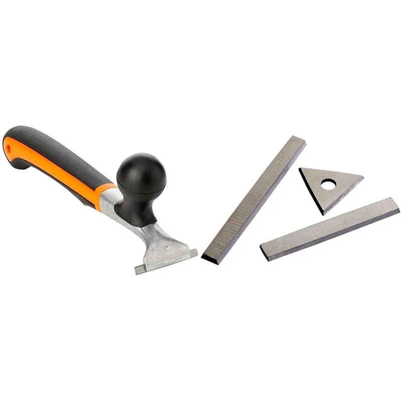 Bahco 665 Carbide Edged H/Duty Paint Scraper & 451 Replacement Blades 65mm for Paintscraper, Multi-Colour