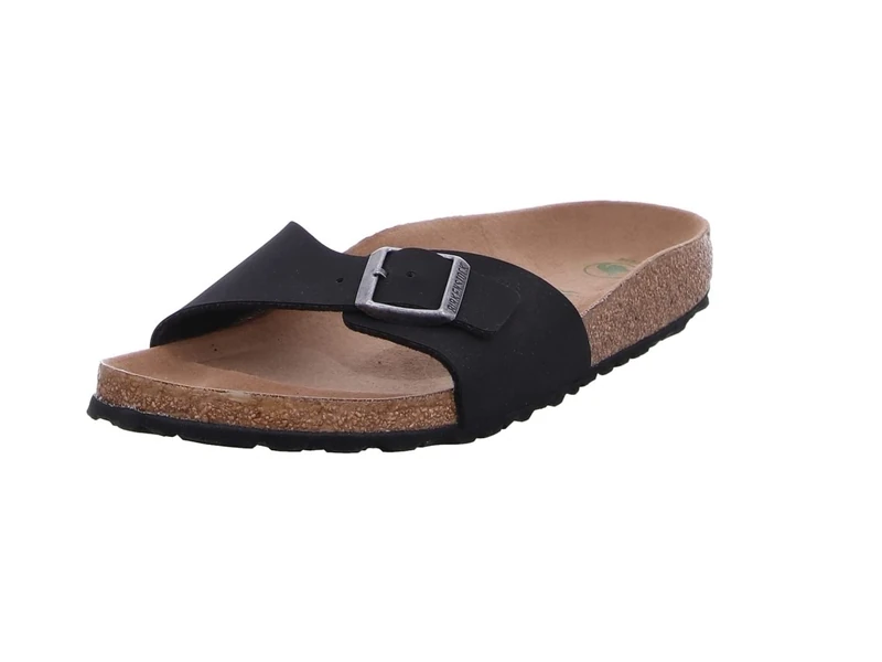 Birkenstock 1020060 Madrid earthy black veg, Birkibuc Women Black UK 2.5