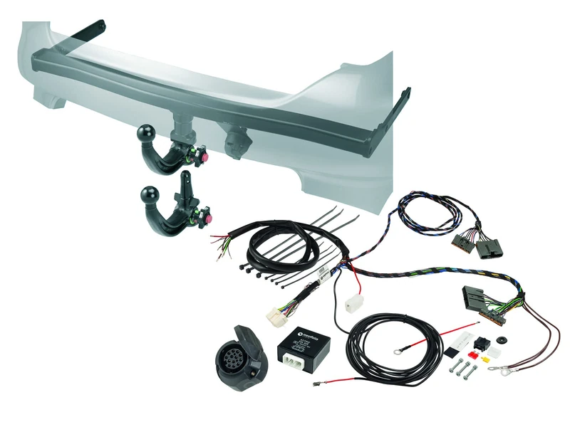 Detachable Towing Hitch for Volvo S90 II 09/16 - In Set with 13 Pin Vehicle-Specific Wiring Kit
