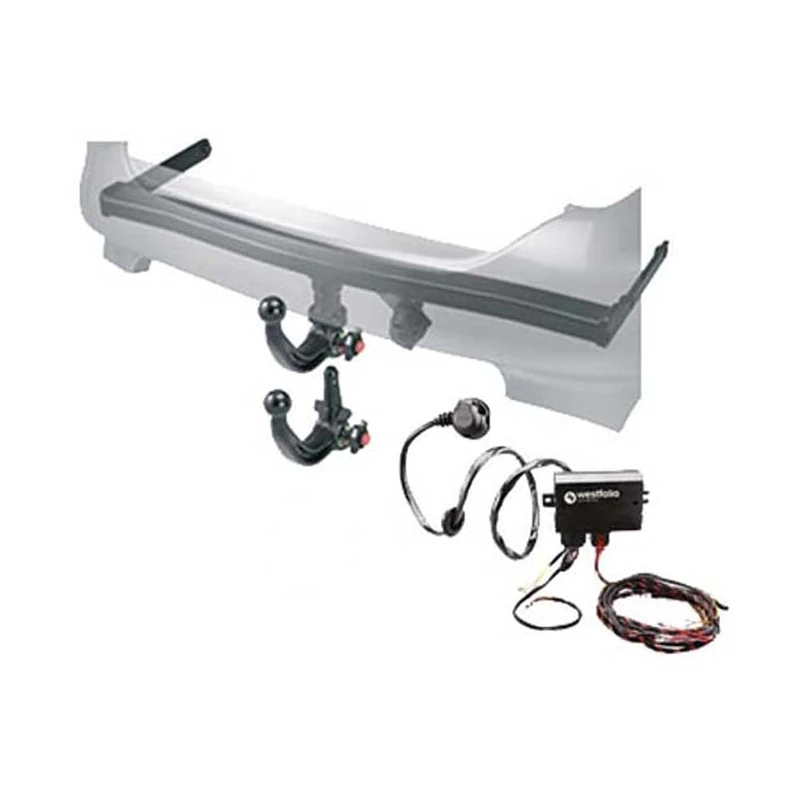 Westfalia Detachable Towing Hitch for Renault Clio V (BF) (Year of Manufacture 06/19 Onwards) - Not for AdBlue - in Set with 13-Pin Car Specific Westfalia Wiring Kit - Image 1