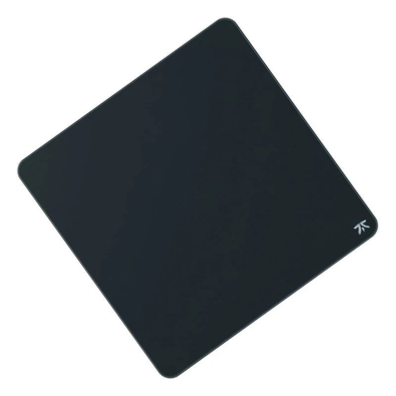 Fnatic Dash XL Extended Pro Gaming Mouse Mat for Esports with Stitched Edges and Anti-Slip Rubber Base, Fast Surface (Size XL - Black, Hybrid Fabric) - 475 x 475 x 3mm