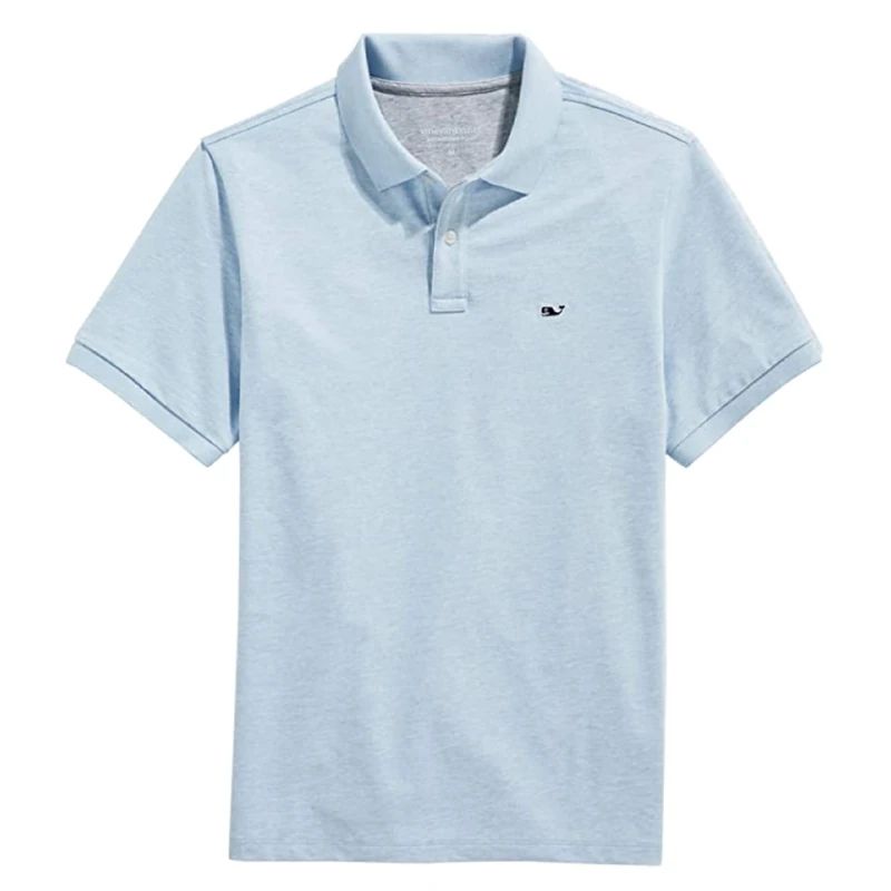 Vineyard Vines Men's Edgartown Pique Polo Shirt, Jake Blue, XL