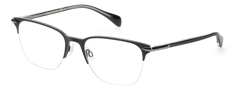 rag & bone Men's RNB7029 Sunglasses - Black, 55mm