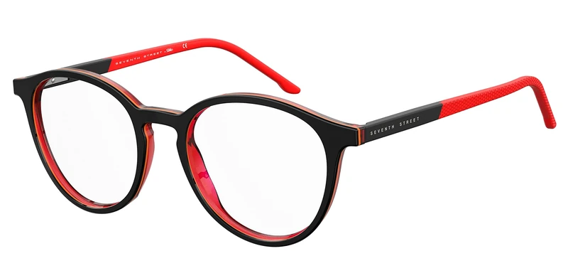 Seventh Street Boy's S 302 Sunglasses, Black RED, 48