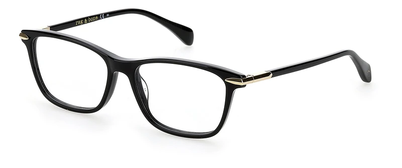 rag & bone Women's RNB3031 Sunglasses, Black, 52