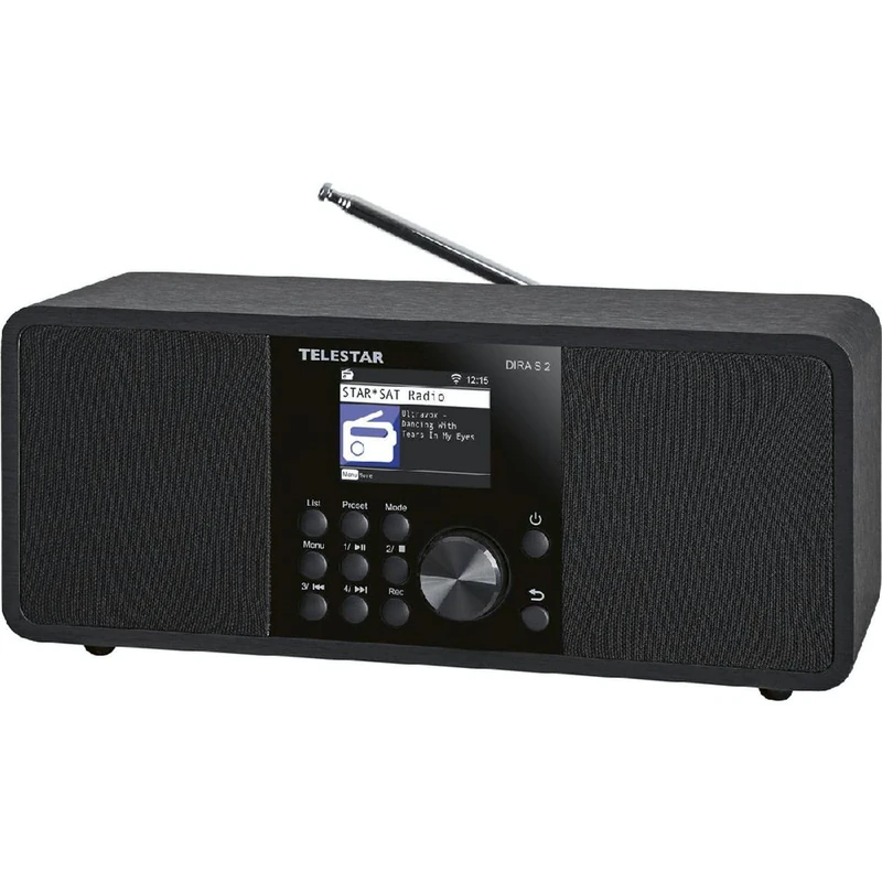 Telestar DIRA S 2 Multifunctional Stereo Radio (Digiradio, Hybrid Radio, DAB+/FM, USB Music Player, UPnP, DLNA and Bluetooth 5.1, TFT LCD Colour Display)