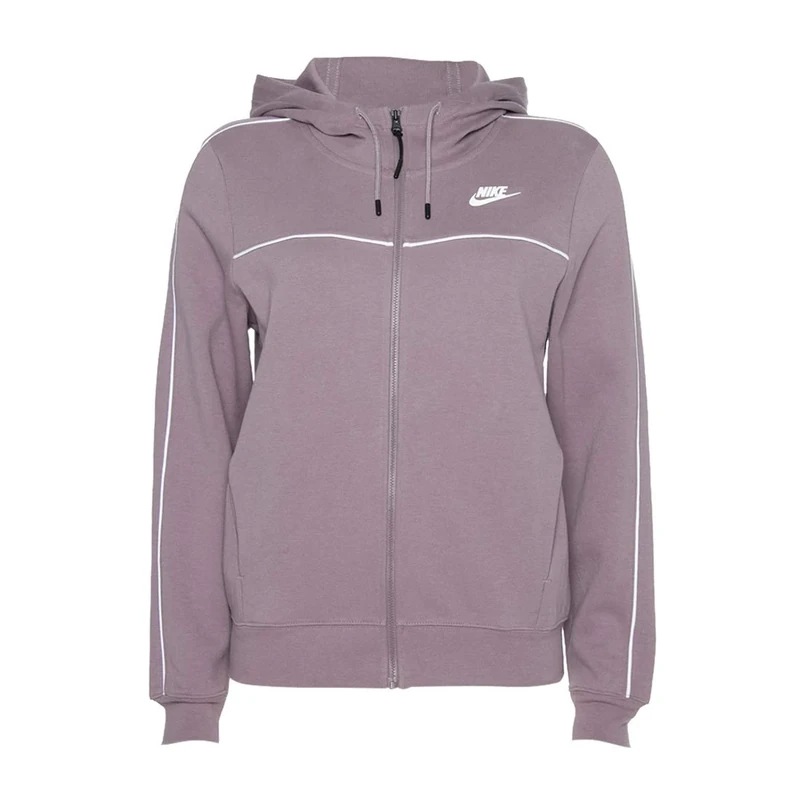 adidas Mlnm Essntl Women's Outdoor Fleece Jackets Purple Smoke/White XS