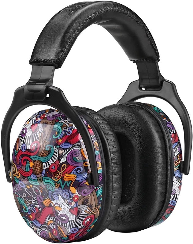 ZOHAN 030 Ear Defenders for Toddler Kids and Young Teens, Upgraded Hearing Protection Muffs for Children Have Sensory issues and Autism, Ideal for Fireworks, Concerts, Sports Events - Symbol Music - Image 1