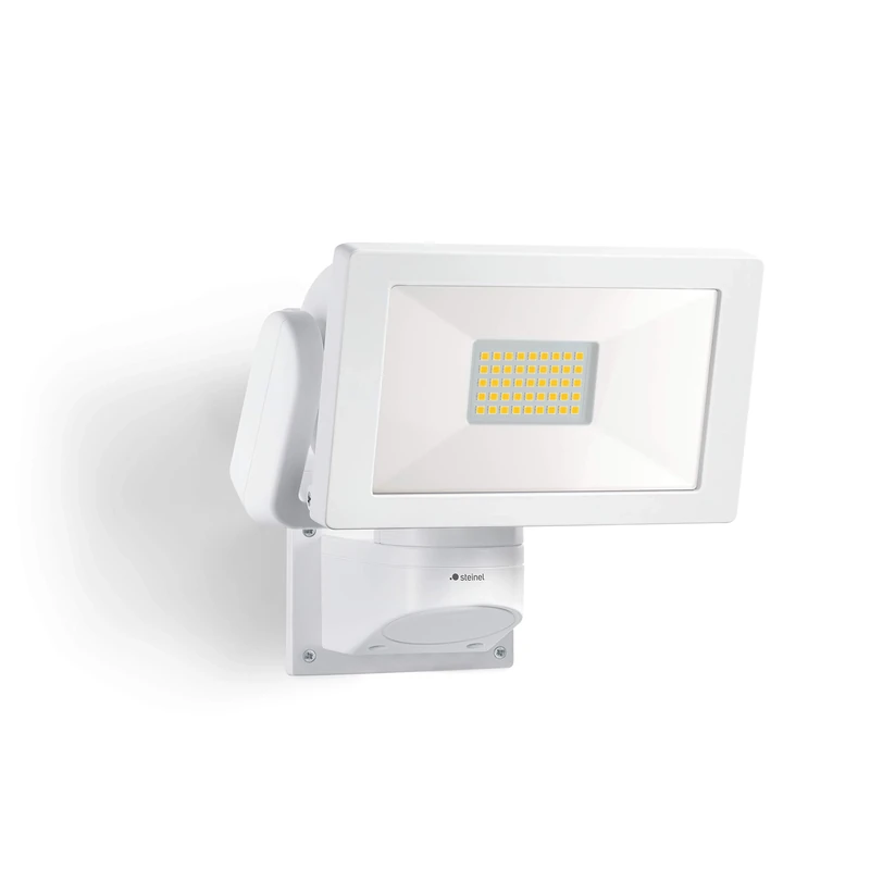 Steinel LED Spotlight LS 300 White, 29.5 W Floodlight, 2704 lm Brightness, Swivelling, Neutral White (4000 K), IP44