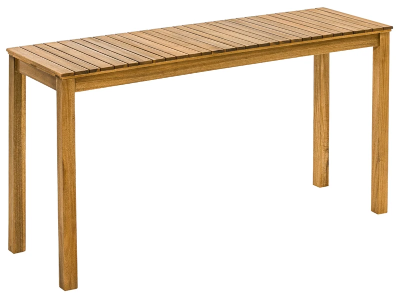 Dehner Macao Balcony Table, Approx. 142 x 75 x 40 cm, FSC Certified Acacia Wood, Natural - Image 1