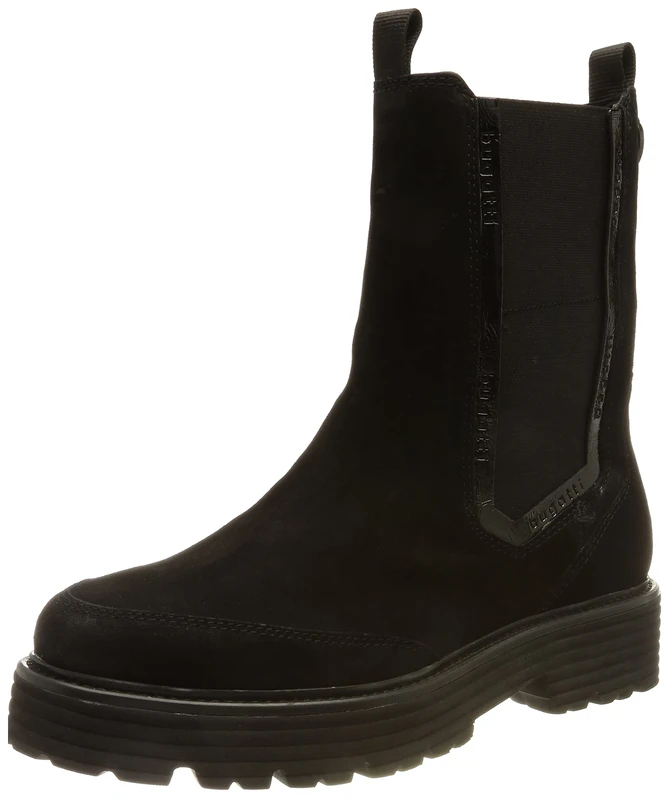 bugatti Ladies 431a4s323400 Chelsea Boots, black, 7 UK